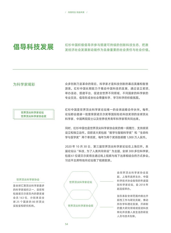 红杉中国首份社会责任报告——聚焦科技创新，让产业更高效、让生活更美好、让人类更健康、让未来更绿色